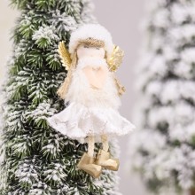 Новогоднее украшение рождественский ангел Свитс, белый Новогоднее украшение рождественский ангел Свитс, белый