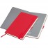 Ежедневник недатированный, Portobello Trend, Alpha , жесткая обложка , 145х210, 256 стр, красный/серый