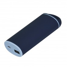 Внешний аккумулятор, Travel Max PB, 4000 mAh, пластик, покрытие-soft touch, 92х46х23 мм, синий/голубой, подарочная упаковка с блистером