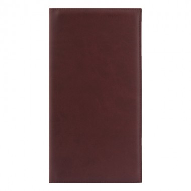 Визитница Velvet, 130х240 мм, 72 карты, коричневый, N