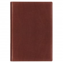 Ежедневник REINA, А4, датированный (2020 г.), коричневый