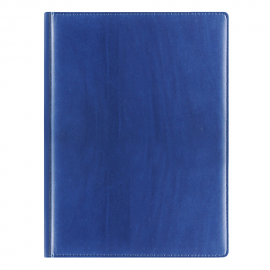 Недатированный ежедневник REINA 650U (5451) 145x205 мм синий, посеребренный срез, календарь до 2023 г.
