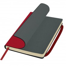 Ежедневник недатированный, Portobello Trend, Alpha Smart, красный, 145х210, 256 стр, гибкая обложка, ляссе