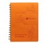 Ежедневник недатированный, Portobello Trend, Vista, 145х210, 256 стр, оранжевый/коричневый (корчневый форзац)