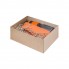 Подарочный набор Portobello оранжевый в малой универсальной подарочной коробке (Ежедневник недат А5, Спортбутылка, Ручка)