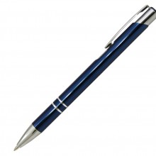 Ручка шариковая, COSMO, металл, синий