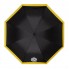 Зонт-трость Portobello UNIC, Bora, черный/желтый, с логотипом Яндекс.Еда