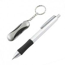 Набор в алюминиевом футляре: ручка и нож