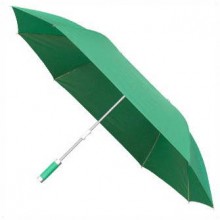 Зонт-трость для двоих, механический, зеленый, полиэстер, алюминий