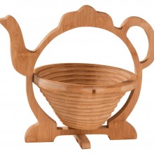 Фруктовница из бамбука «Чайник»