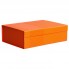Коробка Joy Large раскладная на магнитах, оранжевая