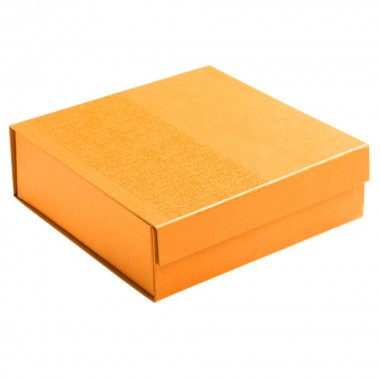 Коробка Joy Small раскладная на магнитах, оранжевая