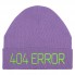 Шапка 404 Error, сиреневая
