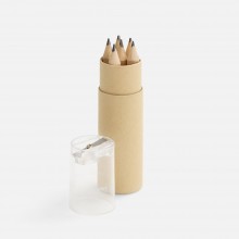 Набор карандашей Pencilvania Office с точилкой, прозрачный