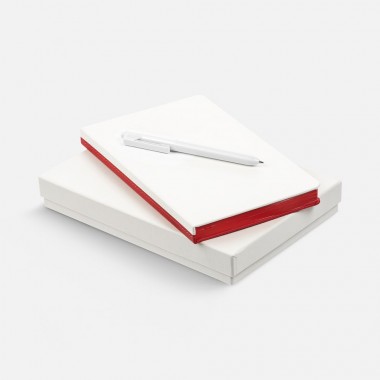 Набор Duplex, белый с красным