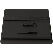 Подарочный набор: конференц-папка А4 с блокнотом, USB-флешка на 16 Гб, шариковая ручка