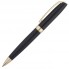 Ручка шариковая Legend с футляром, черная с золотистыми элементами