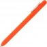 Ручка шариковая Slider Soft Touch, неоново-оранжевая с белым