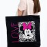 Холщовая сумка «Минни Маус. In Love», черная