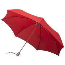 Зонт Alu Drop с прямой ручкой, красный