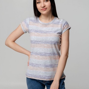 Футболка женская Rayet Lady двусторонняя, оранжевая с фиолетовым