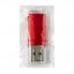 USB flash-карта "Assorti" (8Гб),красная,5,5х1,7х0,6см,металл