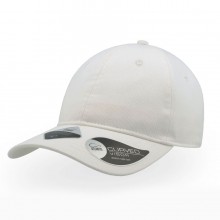 Бейсболка "GREEN CAP", 6 клиньев, метал. застежка, белый, 100% органич. хлопок, плотность 265 г/м2