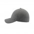 Бейсболка "Uni-Cap Polarfleece", без панелей и швов, серый, 100% полиэстер 270 г/м2