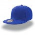Бейсболка "SNAP BACK" 6 клиньев, плоский козырек, пластиковая застежка пвх, синий, 100% акрил, 400 г