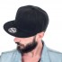 Бейсболка "SNAP BACK" 6 клиньев, плоский козырек, пластиковая застежка пвх, синий, 100% акрил, 400 г