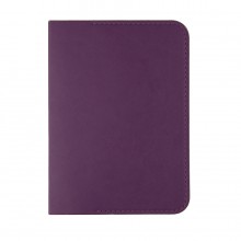 Обложка для паспорта "Impression", 10*13,5 см, PU, фиолетовый с серым