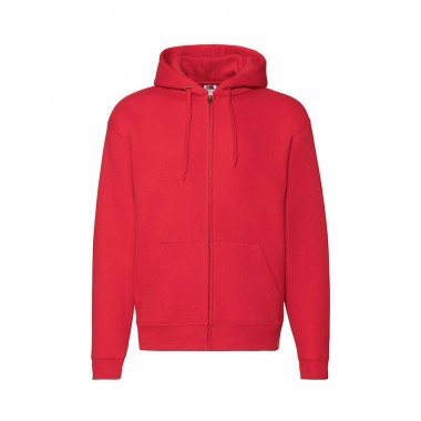 Толстовка мужская "PREMIUM HOODED SWEAT JACKET", красный