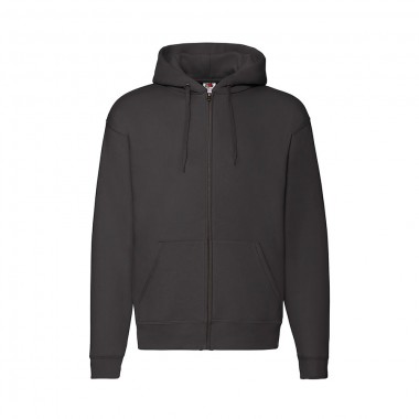 Толстовка мужская "PREMIUM HOODED SWEAT JACKET", чёрный