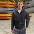 Толстовка мужская "PREMIUM HOODED SWEAT JACKET", чёрный