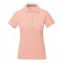 Calgary женская футболка-поло с коротким рукавом, pale blush pink