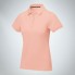 Calgary женская футболка-поло с коротким рукавом, pale blush pink