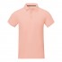 Calgary мужская рубашка-поло с коротким рукавом, pale blush pink