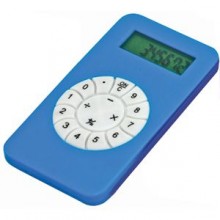 Калькулятор; синий; 5,8х10,2х0,8 см; пластик; тампопечать