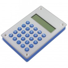Калькулятор "Aqua" на энергии воды; 10х15х1,8 см; металл,пластик; лазерная гравировка