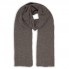 Шарф вязаный двойной "WIND SCARF"_серый,100% акрил