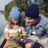 Шапка детская KID YALA, вязанная, 100% органический хлопок, голубой