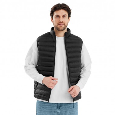 Стеганый жилет Uniqloud, черный