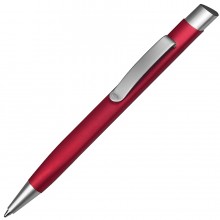 TRIANGULAR, ручка шариковая, красный/серебристый, металл