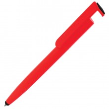 N3, ручка шариковая со стилусом, красный, пластик