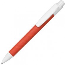 ECO TOUCH, ручка шариковая, красный, картон/пластик