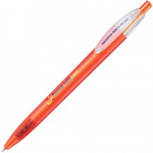 X-1 FROST, ручка шариковая, фростированный оранжевый, пластик