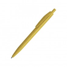 WIPPER, ручка шариковая, желтый, пластик с пшеничным волокном