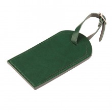 Багажная бирка "Tinted", 6,5*11,5 см, PU, зеленый с серым