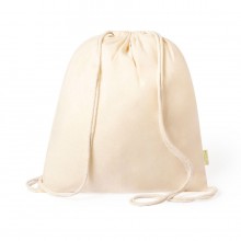 Рюкзак "Tibak", бежевый, 42x38 см, 100% органический хлопок, 120 г/м2