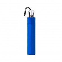 Зонт складной ALEXON, автомат, синий, 100% полиэстер 190T